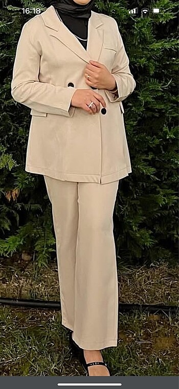 Melike tatar blazer ikili takım