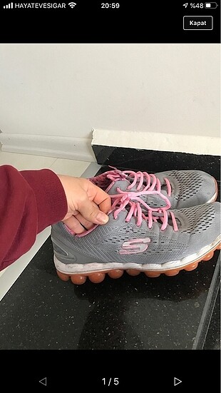 40 no skechers ayakkabı Kusurları fotoda belirtilmiştir giyilmey