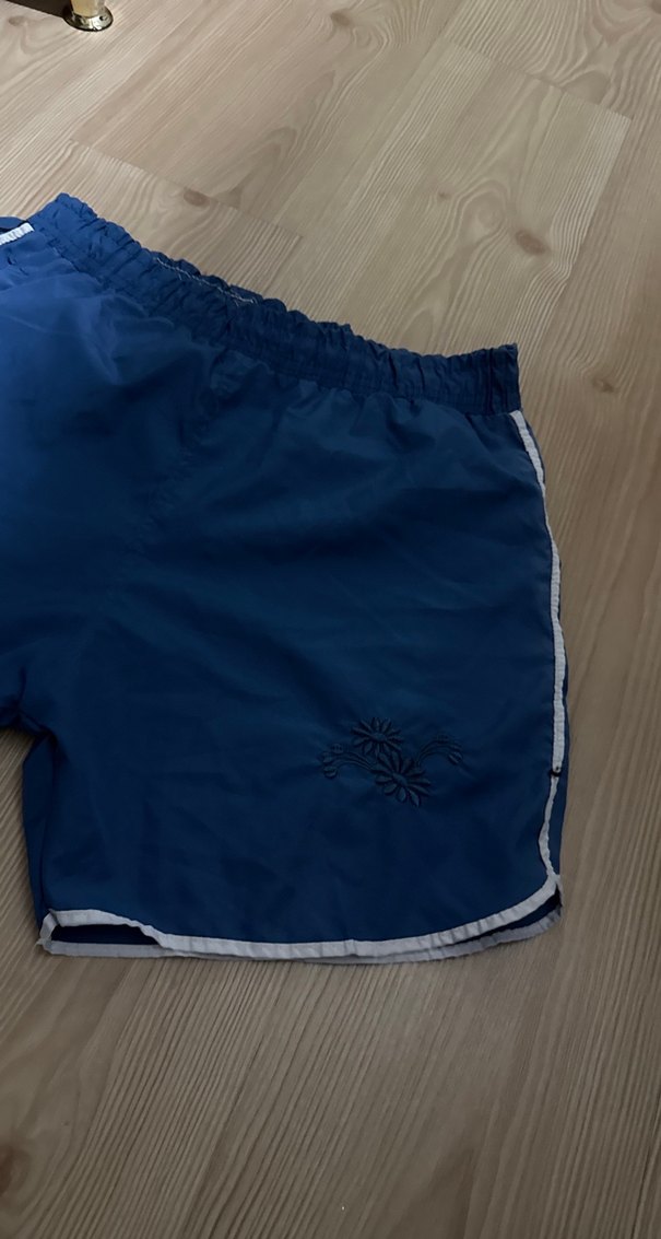 Erkek Mavi Mini Şort Yüzücü - Görsel 2