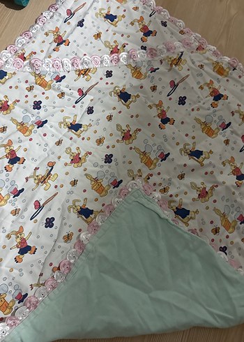 Nakışlı Çok Renkli Çocuk Battaniyesi - Görsel 4