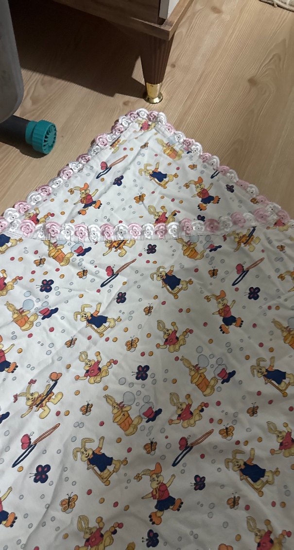 Nakışlı Çok Renkli Çocuk Battaniyesi - Görsel 3