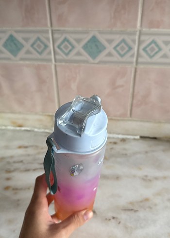 Renkli Pastel Bebek Biberonu 900ml - Görsel 2