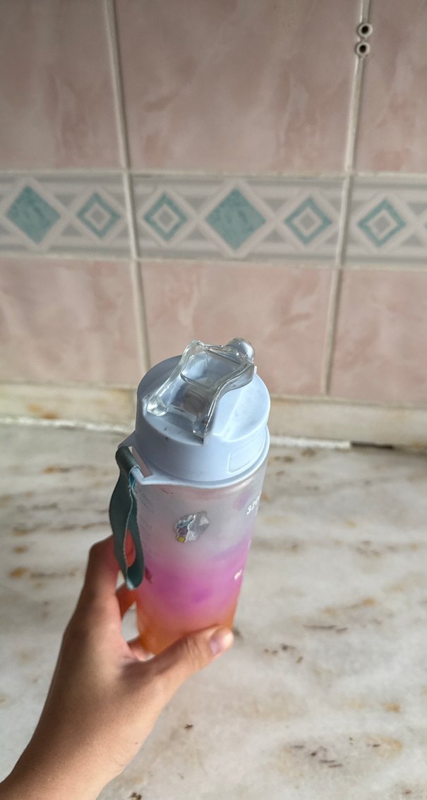 Renkli Pastel Bebek Biberonu 900ml - Görsel 2