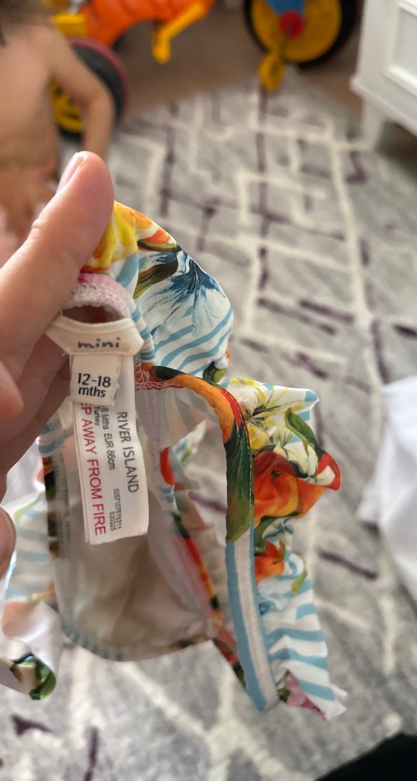 Kızlar için Çok Renkli Fırfırlı Crop Top - Görsel 2