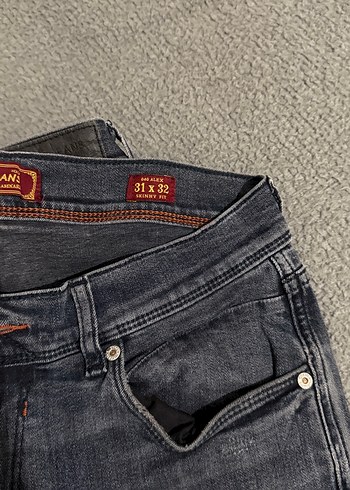 Gri Erkek Denim Jean Pantolon - Görsel 2