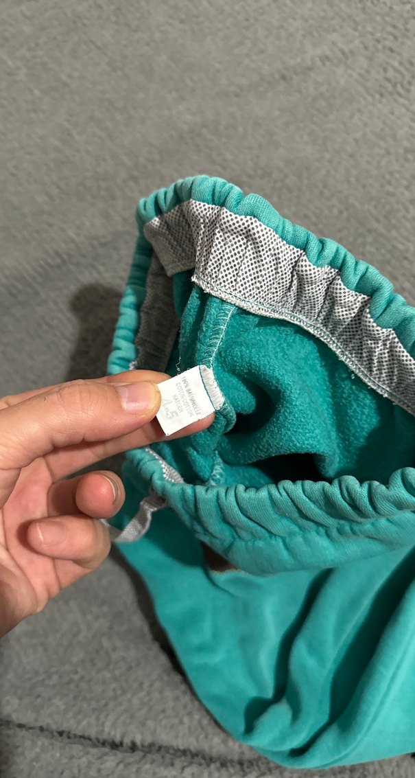 Nakışlı Turkuaz Örgü Kıyafeti - Görsel 3