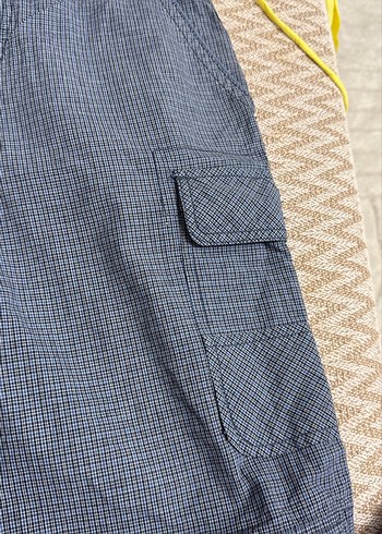 Gri Erkek Midi Kargo Şort - Görsel 3