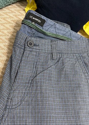 Gri Erkek Midi Kargo Şort - Görsel 2