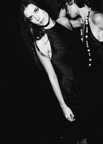 Siyah Püsküllü Mini Elbise - Görsel 2