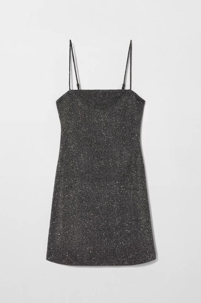parıltılı mini elbise - Görsel 3