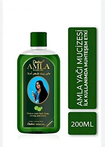 HİNDİSTAN DABUR AMLA MEYVESİ SAÇ BAKIM  YAĞI - Görsel 4