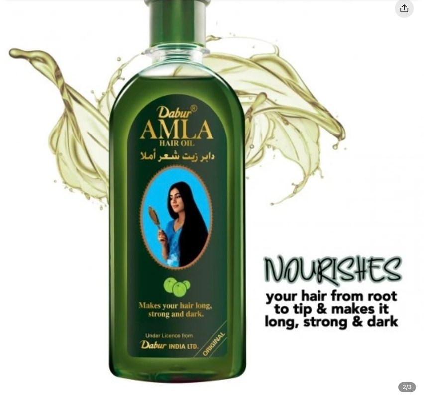 HİNDİSTAN DABUR AMLA MEYVESİ SAÇ BAKIM  YAĞI - Görsel 3