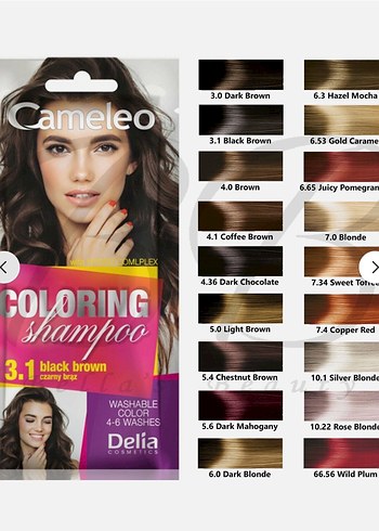 DELİA LİGHT BROWN ŞAMPUAN SAÇ BOYASI - Görsel 8