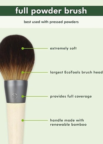 ECO TOOLS NATUREL MAKYAJ FIRÇASI - Görsel 2