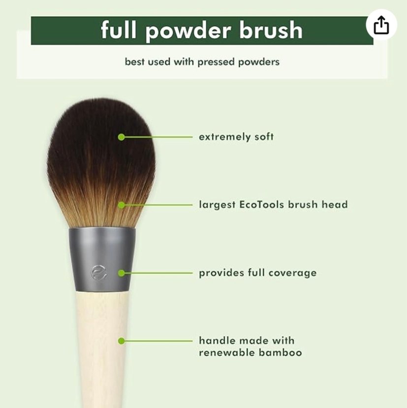 ECO TOOLS NATUREL MAKYAJ FIRÇASI - Görsel 2