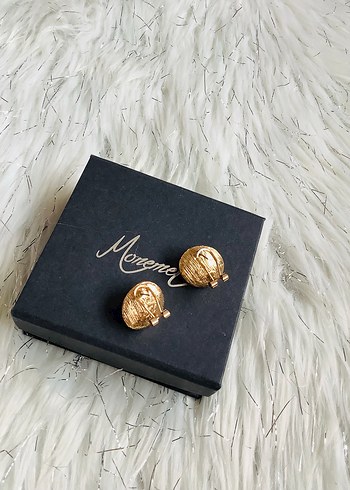 VİNTAGE İNCİLİ KÜPE - Görsel 4