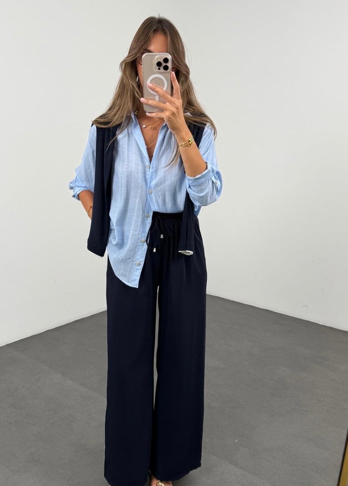 ŞIK PALAZZO  PANTOLON - Görsel 5