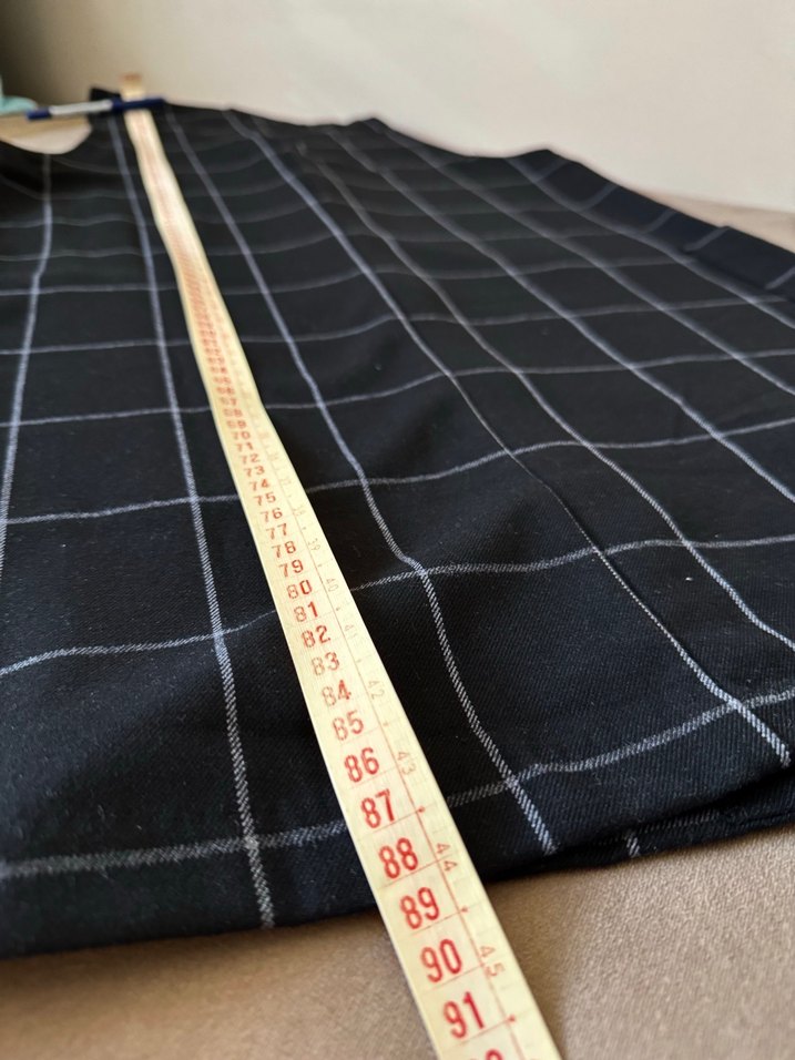 Mango Düğmeli Siyah Kareli jile elbise -etiketli medium - Görsel 5