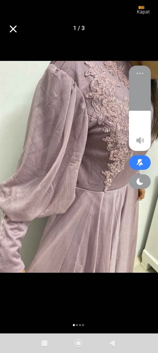 Uzun Turkuaz Drapeli Kadın Abiye Elbise - Görsel 3