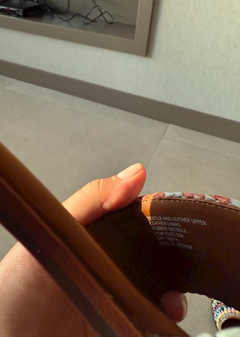 37,5 Beden çeşitli Renk Boncuklu Örgü Bohem Kadın Terlik