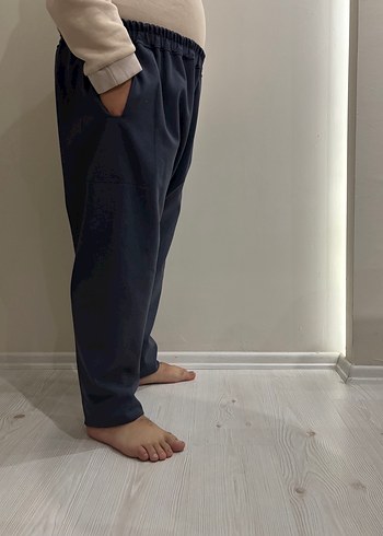 Özel dikim Gri mavi Erkek şalvar - Görsel 5