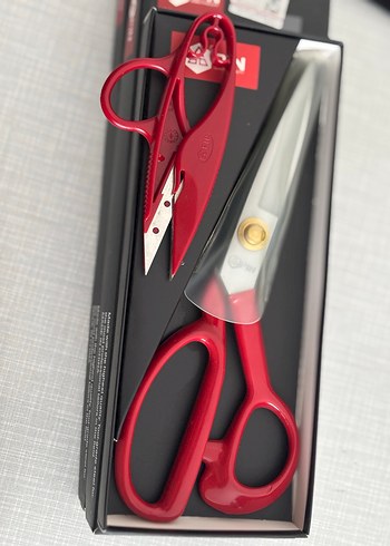 Kırmızı pin marka terzi makası - Görsel 4