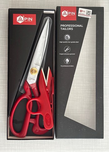 Kırmızı pin marka terzi makası - Görsel 2