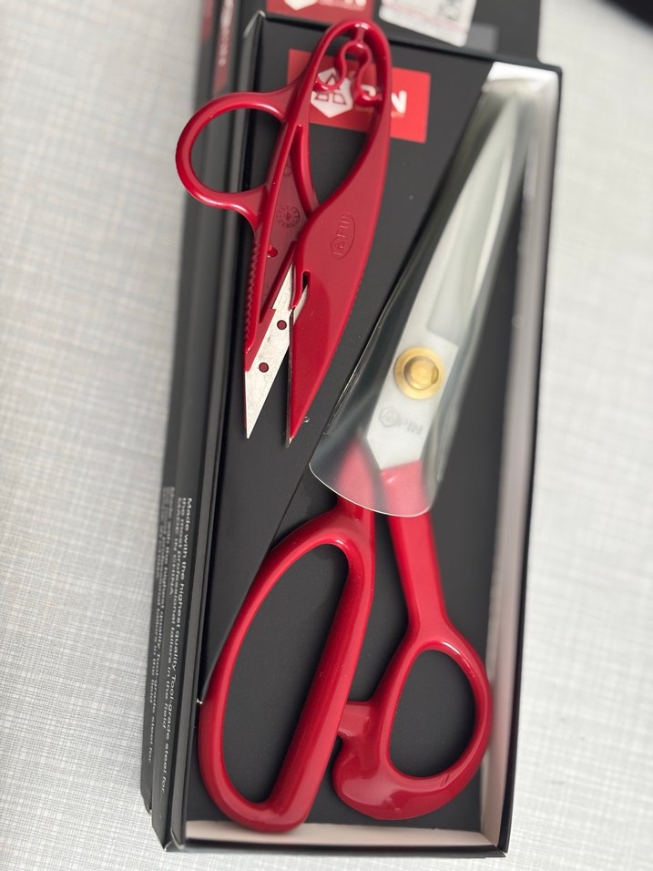 Kırmızı pin marka terzi makası - Görsel 4