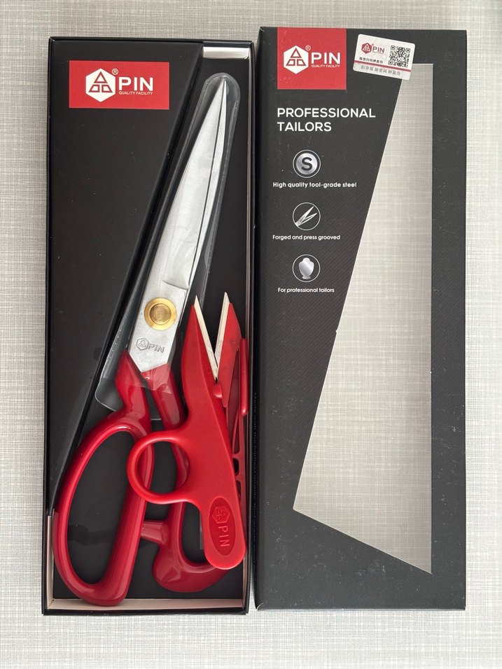 Kırmızı pin marka terzi makası - Görsel 2