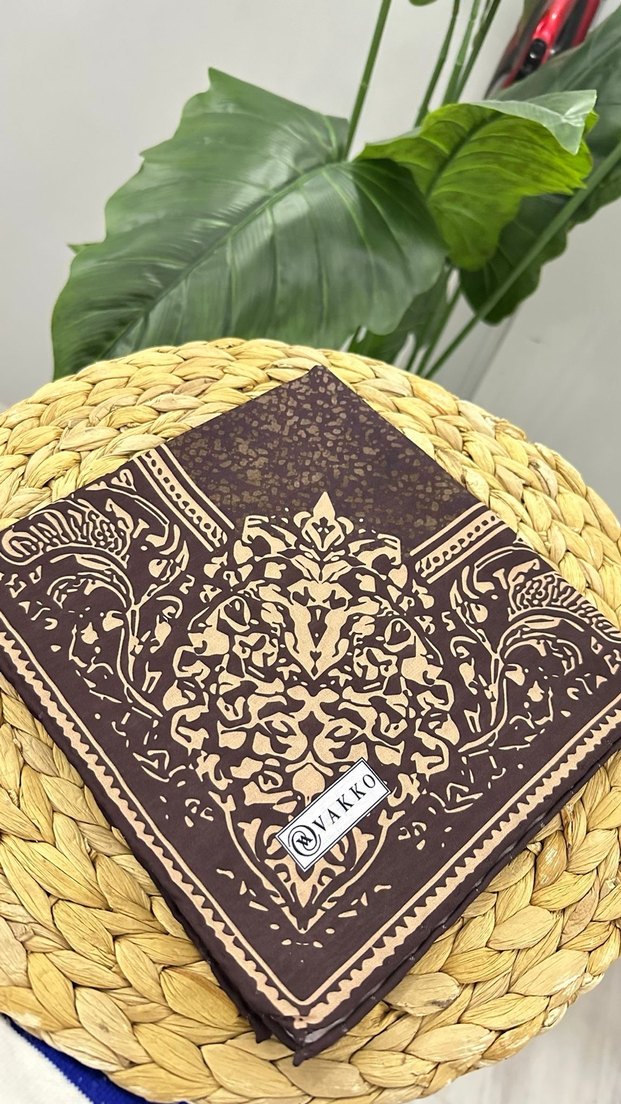 Mavi Dantel Detaylı Kadın eşarp - Görsel 4