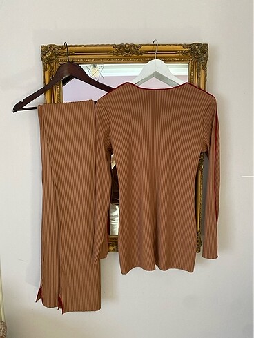 m Beden camel Renk Zara takım