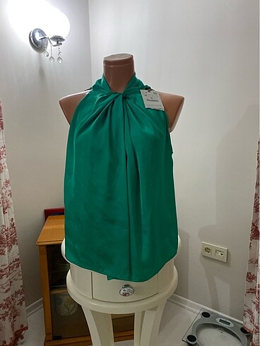 Zara Zara yeşil bluz