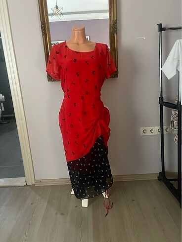 Twist şifon elbise