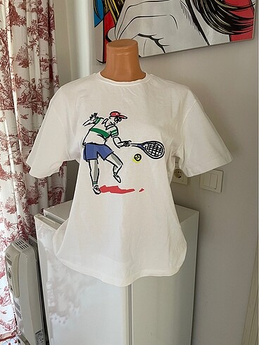 m Beden beyaz Renk Zara T shirt