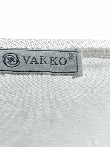 l Beden beyaz Renk Vakko T-shirt %70 İndirimli.