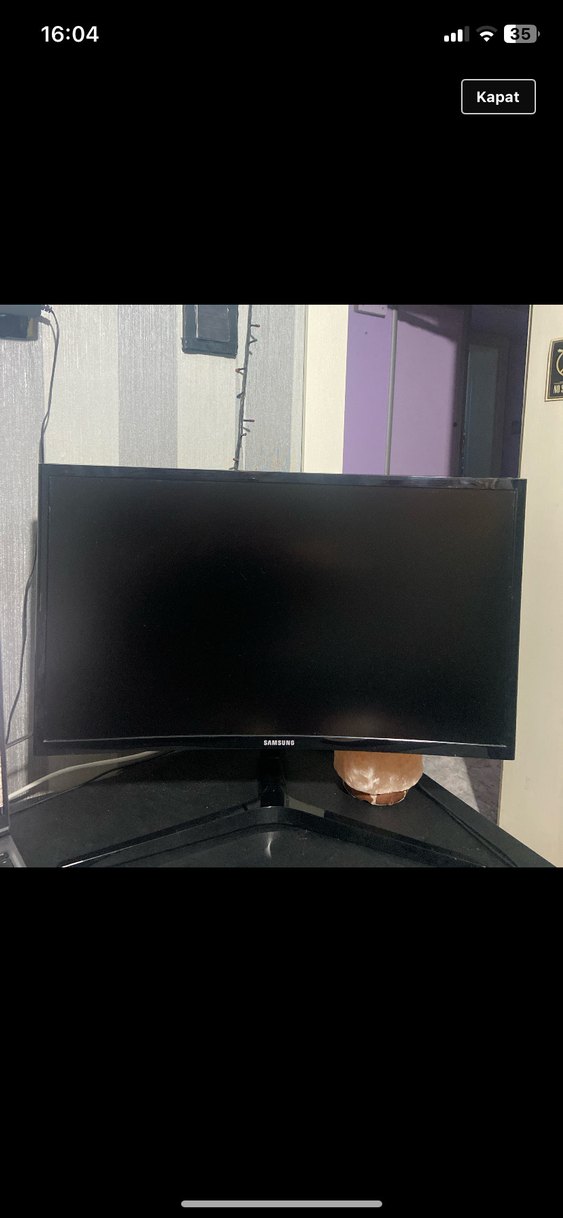 24 inç Samsung curved ekran monitör - Görsel 2