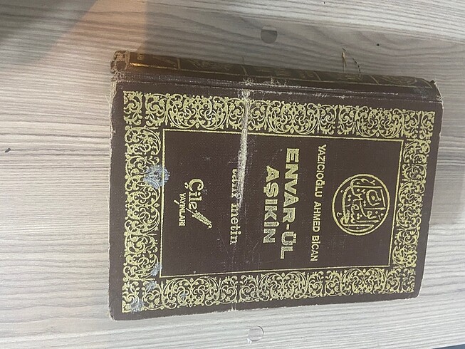 Envarül aşıkın dini kitap 1982 basım