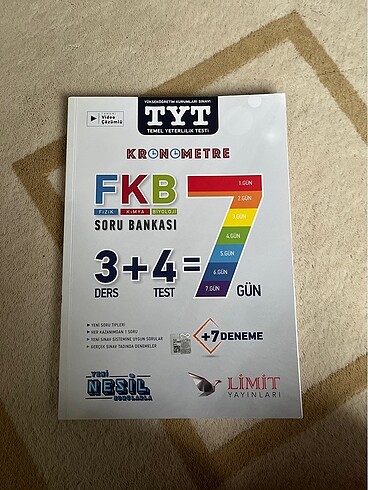 Tyt Fen denemesi limit