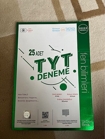 Tyt fen deneme üç dört beş