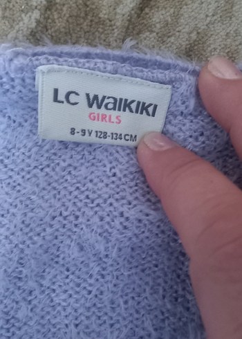 Kız Çocuk Mor Peluş Sweatshirt - Görsel 2