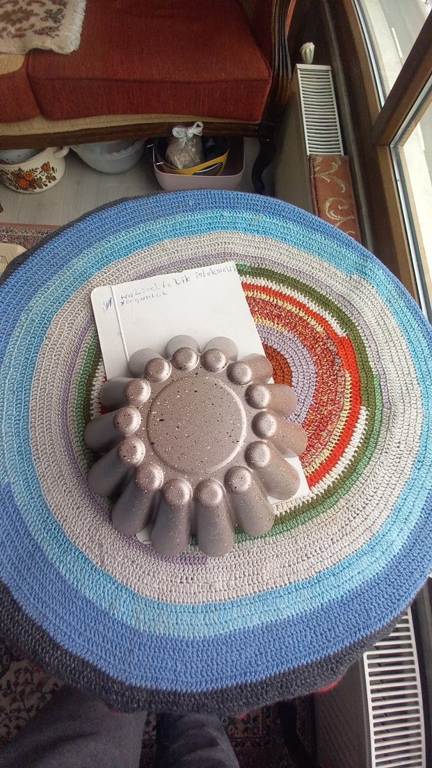 Kahverengi Gri Kek Kalıbı - Görsel 3