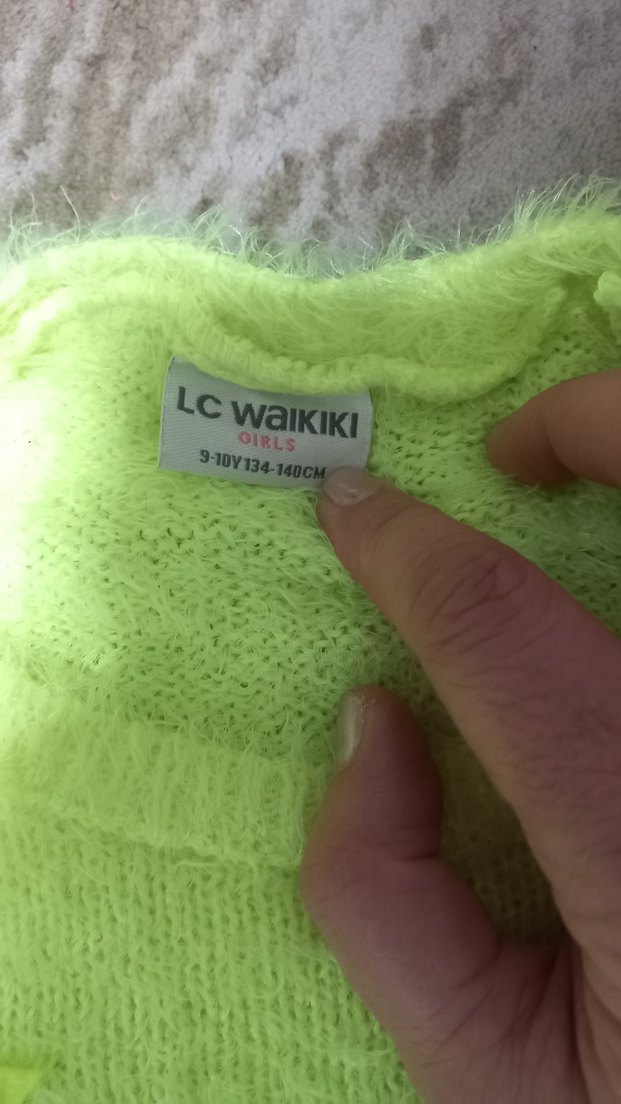 Yeşil Örgü  Kazak - Görsel 3