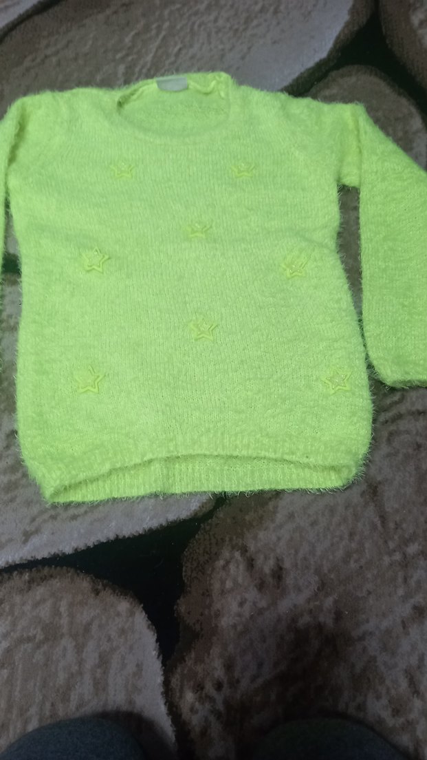 Yeşil Örgü  Kazak - Görsel 2