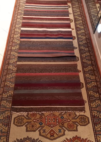 Koyu Renkli Çok Renkli Desenli Geleneksel Halı - Görsel 2