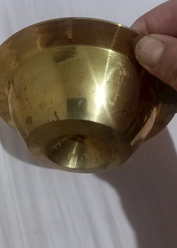 Parlak Altın Renkli ayetli tas - Görsel 4