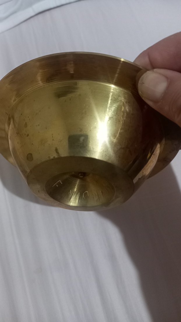 Parlak Altın Renkli ayetli tas - Görsel 4