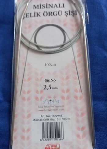 100 cm Uzunluğunda 6 mm Çelik Örgü Şişi - Görsel 2