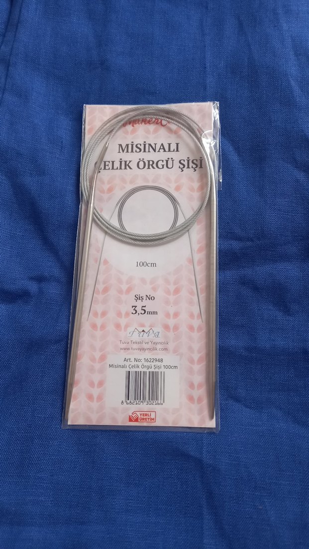 100 cm Uzunluğunda 6 mm Çelik Örgü Şişi - Görsel 5