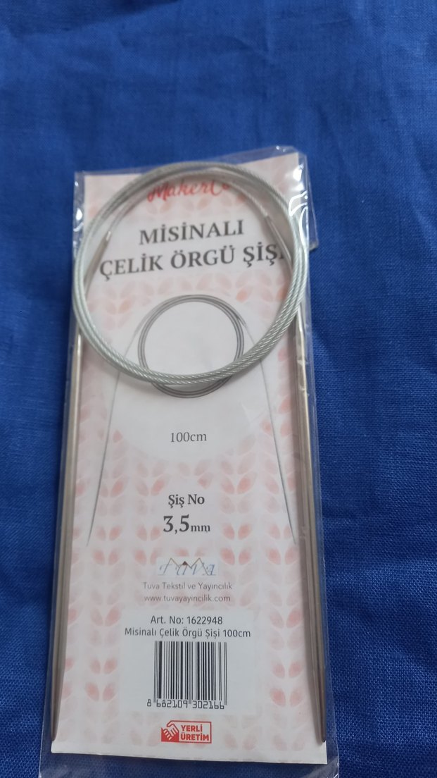 100 cm Uzunluğunda 6 mm Çelik Örgü Şişi - Görsel 3