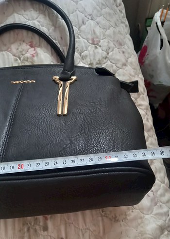 DERIMOD Siyah Deri Kadın Çanta - Görsel 5